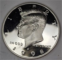 1998 Gem Proof Kennedy Half Dollar