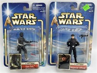 (2) 2002 Star Wars A New Hope Action Figure On