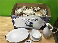 Large Lot of Bavaria Germany White China 44 Pieces