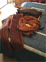 Two Mink Collars, One Mink Stoles and One Mink Muf