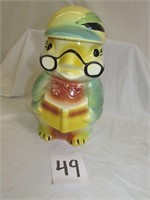 Roseville Owl Ceramic Cookie Jar