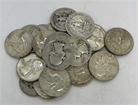 (20) Asst Silver Quarters
