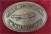 Road runner trucking belt buckle