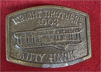 Wright brothers belt buckle