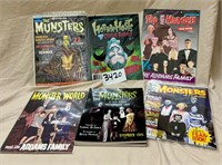 Lot of 6 Magazines Munsters Monsters Horror Hosts