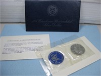 1972 Eisenhower Uncirculated Silver Dollar