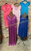 vintage ladies night gowns & pajama set