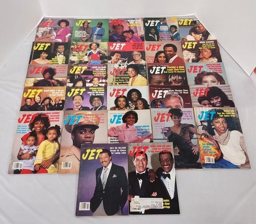 (27) Black Americana JET Magazines