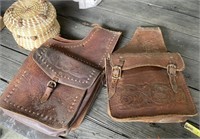 2 - Sets of Leather Saddlebags