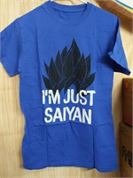 New I'm just Saiyan shirt size small