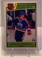 Wayne Gretzky 1983/84 Record Breaker Card