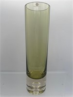 9 1/2" Tapio Wirkkala green Finland bubble vase