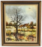 Jean Claude Werdier Autumn Landscape Painting