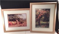 (2) Framed Wall Art Prints