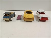 Four Die Cast Vehicles TootsieToy and More