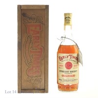 1980 Early Times Heritage Edition Bourbon W/ Box