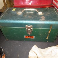 Vintage Park Tool Box and Contents