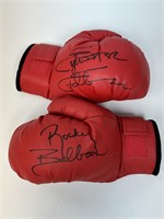 Autograph COA ROCKY Boxing Gloves in Pairs