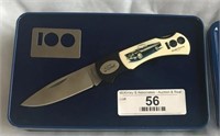 Thunderbird Collectible Knife w/Case Tin