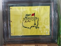 Gary Player Masters Signed Flag