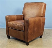 Charles Ray Brown Leather Recliner