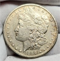 1899-O Morgan Silver Dollar XF