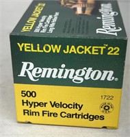 (500) rds. REMINGTON yellow jacket . 22LR hollow .