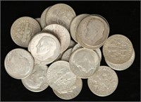 Mercury Dimes, 90% SIlver (25)