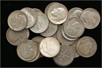 Mercury Dimes, 90% SIlver (25)