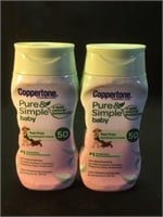 CopperTone Pure Simple Baby sunscreen lotion SPF