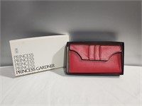 Princess Gardner Wallet Red with Box