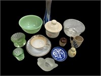 Misc. glassware pieces Lot