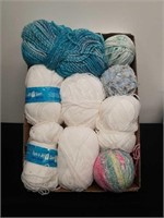 Skeins of yarn