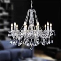BEIRIO Crystal Chandelier (27.6 31.5 in)