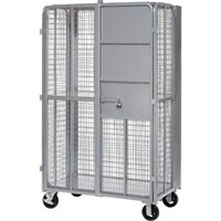 full Folding 72x45x30 security cage trolley