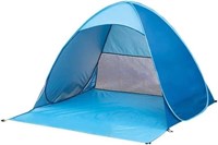 $70 PORTABLE TENT BLUE AND TEAL