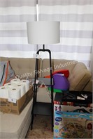 floor lamp with shelf