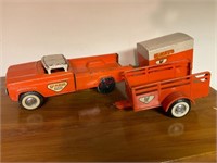 Nylint U Haul Truck & 2 Trailers