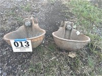 Cast Iron Farm Cattle Water Bowls