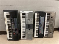 4 pcs- keyboards- no power cords