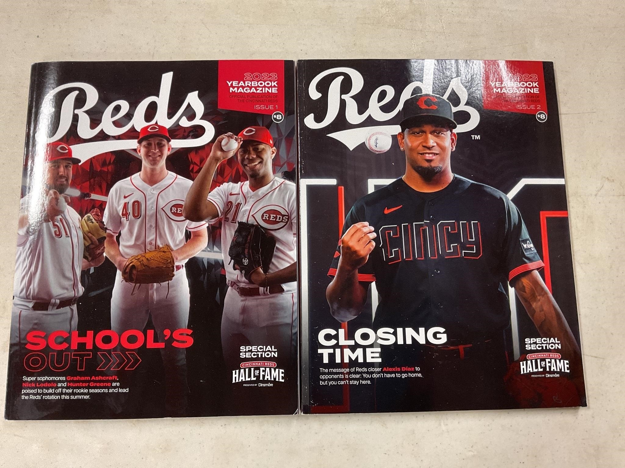 2023 Cincinnati Reds yearbook  magazines