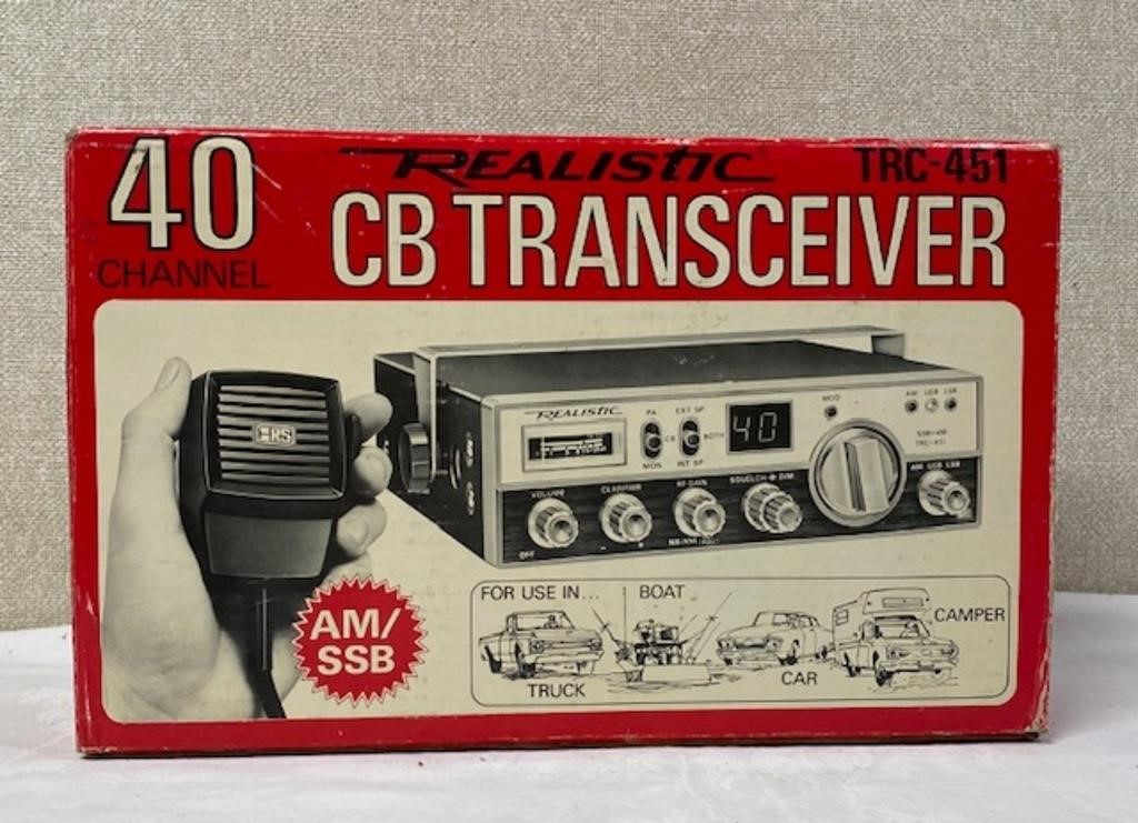 Realistic 40 Channel CB Transceiver