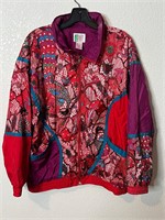 Vintage Floral Windbreaker Jacket