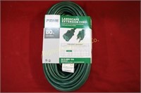 New Prime 80ft Outdoor Extension Cord 16/3 AWG