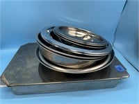 Cake Pans, Stove Eye Covers, Etc