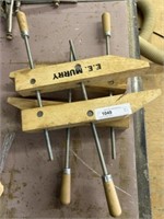 (2) 14 " Wood Clamps