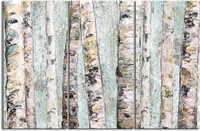 Yeawin Birch Tree Canvas Art for Home Decor