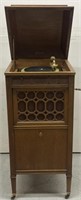 Edison Disc Phonograph Stand Up Cabinet