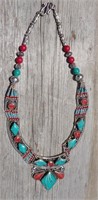 Southwest style Bib Necklace