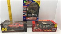 2-1/24 SCALE & 1-1/43 SCALE NASCARS IN PACKAGE